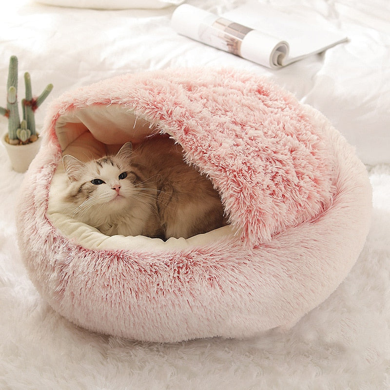 Convertible Plush Pet Bed
