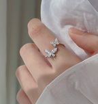 Sterling Silver Butterfly Ring
