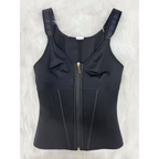 Mesh Waist Slimming Three-Breasted Shapewear Corset
