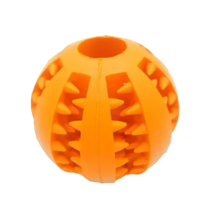 Interactive Rubber Slow Feeder Dog Ball