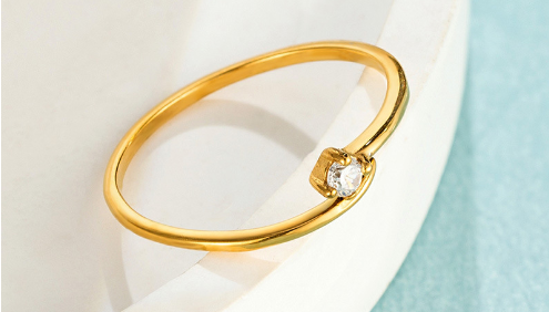Adjustable Simple Ring for Women's Fashion