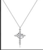 Crown Cross Necklace
