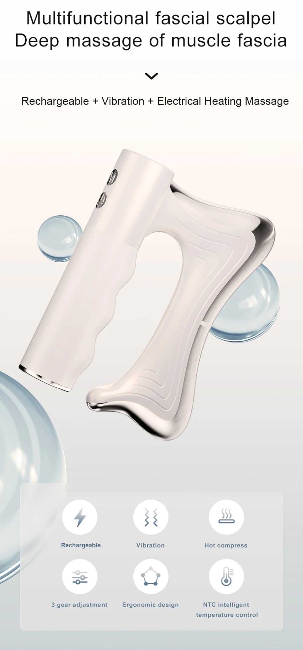 Heated Deep Tissue Massage Tool