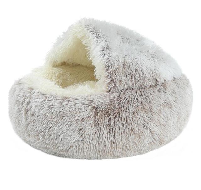 Convertible Plush Pet Bed