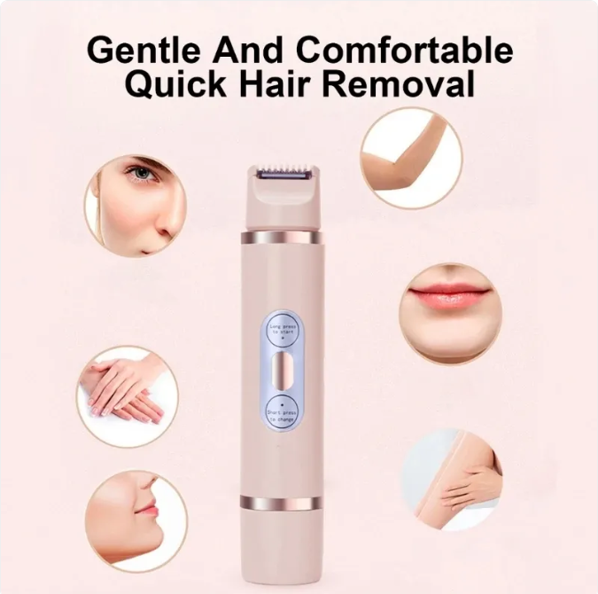 Dual-Head Automatic Hair Trimmer