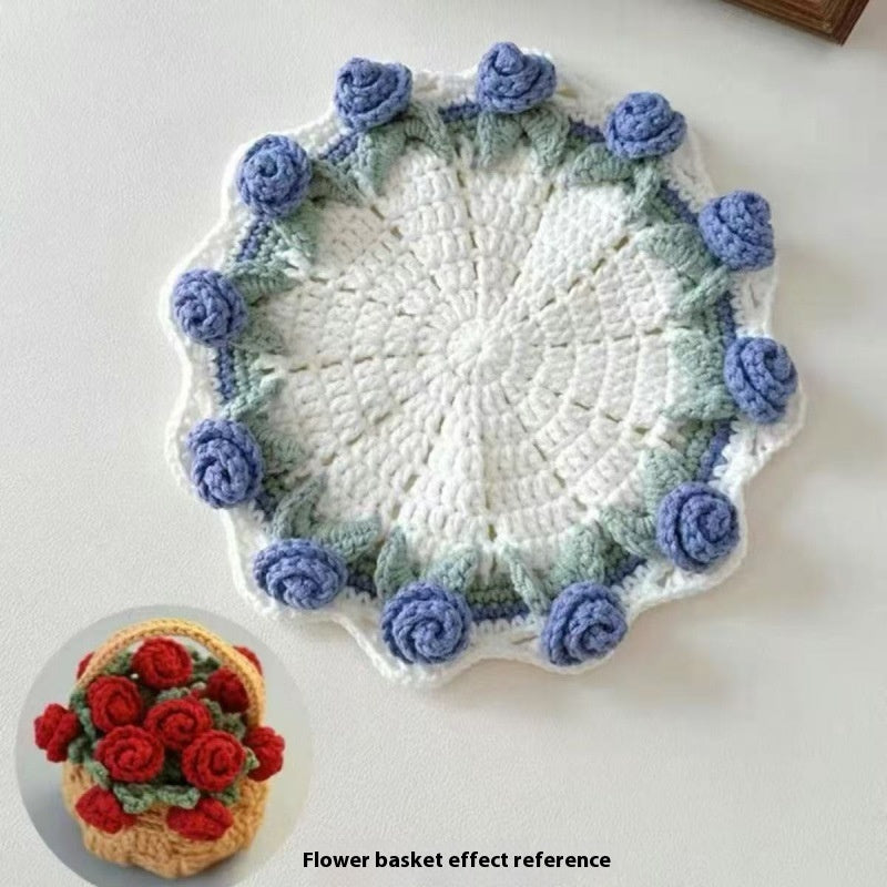 Crochet Rose Coaster Kit