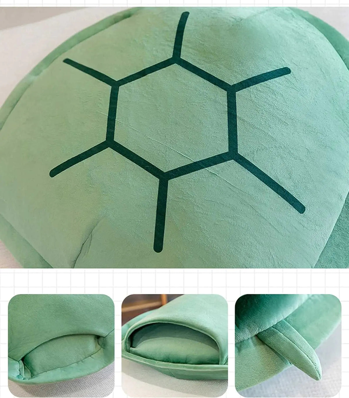 Green Wearable Turtle Pillow