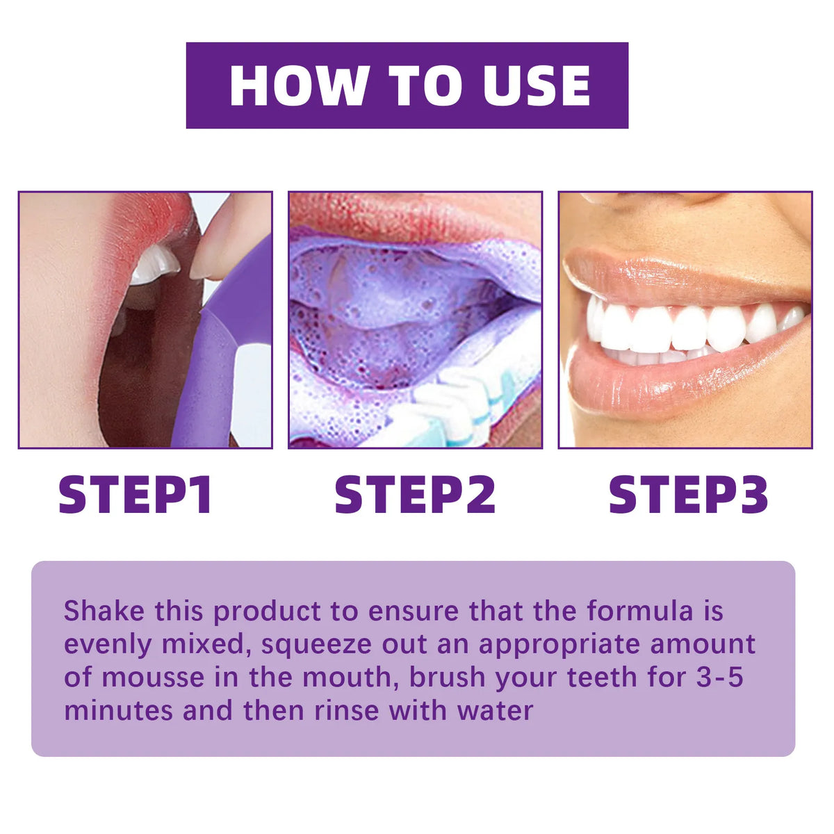 Tooth Cleaning Mousse