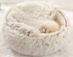Convertible Plush Pet Bed