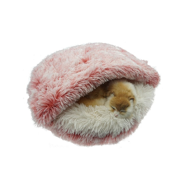 Convertible Plush Pet Bed