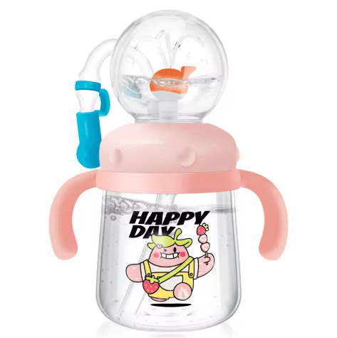 Children's Whale Cartoon Diving Fountain Water Bottle