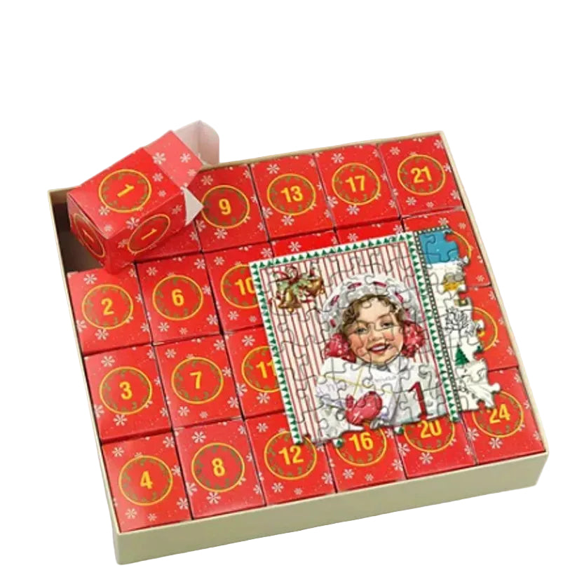 Merry Jigsaw Advent Calendar Puzzle