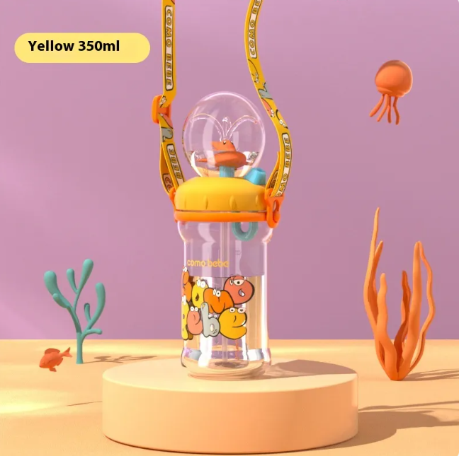 Children's Whale Cartoon Diving Fountain Water Bottle