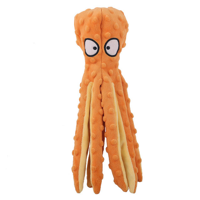 Bite-resistant Plush Octopus Pet Toy