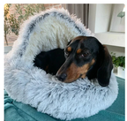 Convertible Plush Pet Bed