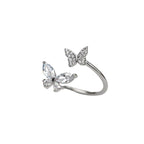 Sterling Silver Butterfly Ring