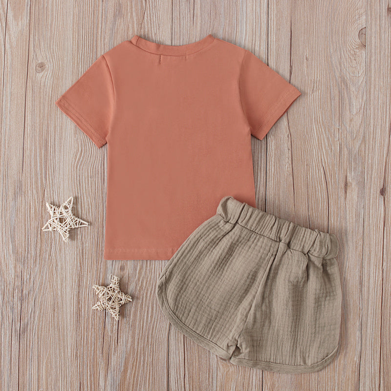 Toddler Boys Summer T-Shirt & Shorts Set