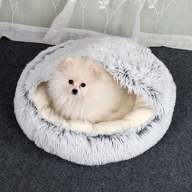 Convertible Plush Pet Bed