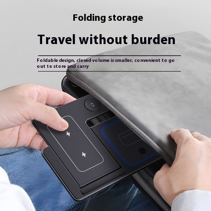 LED Fast Wireless Charger Stand Foldable Charging Station