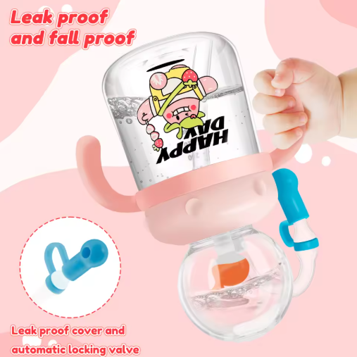 Children's Whale Cartoon Diving Fountain Water Bottle