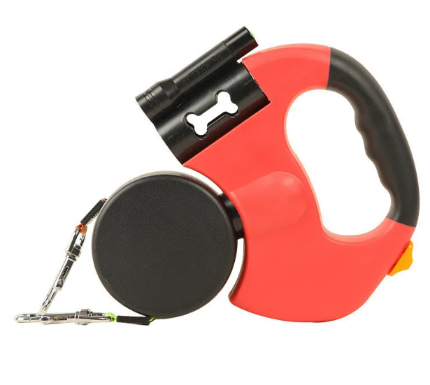 Double Retractable Dog Leash