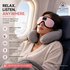 3D Bluetooth Sleep Eye Mask with Built-In Headphones