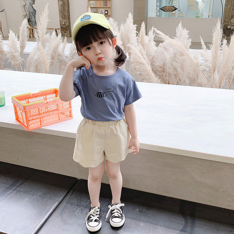 Girls' Bee T-Shirt & Shorts Set