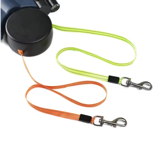 Double Retractable Dog Leash