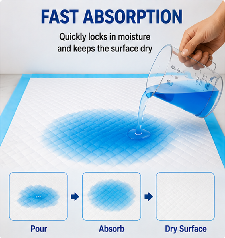 Super Absorbent Puppy Training Pads – Multiple Sizes