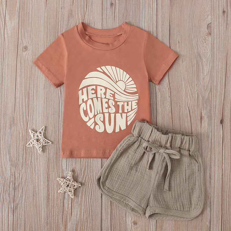 Toddler Boys Summer T-Shirt & Shorts Set