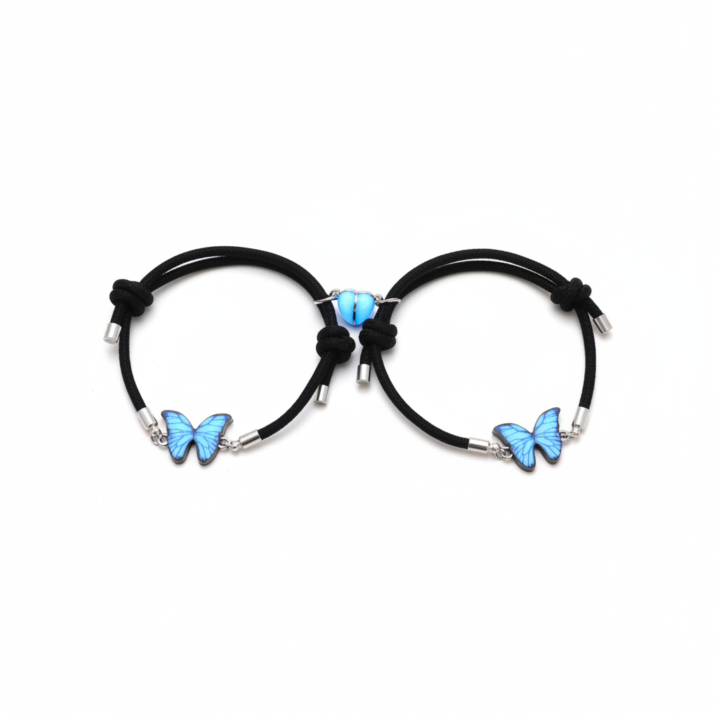 Blue Luminous Smart Butterfly Necklace