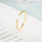Adjustable Simple Ring for Women's Fashion