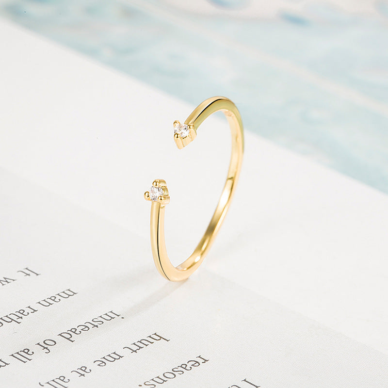 Adjustable Simple Ring for Women's Fashion