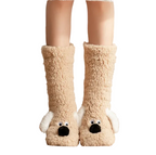 Women’s Plush Dog Socks