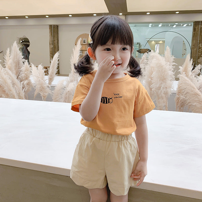 Girls' Bee T-Shirt & Shorts Set