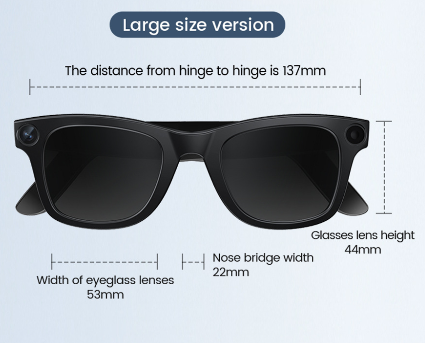 Smart AI Camera Glasses