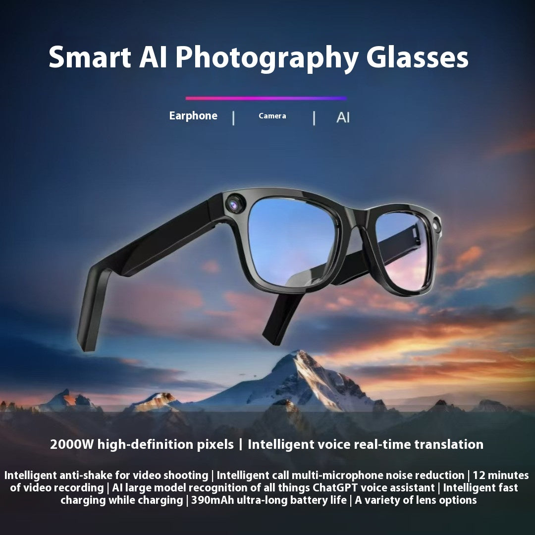 Smart AI Camera Glasses