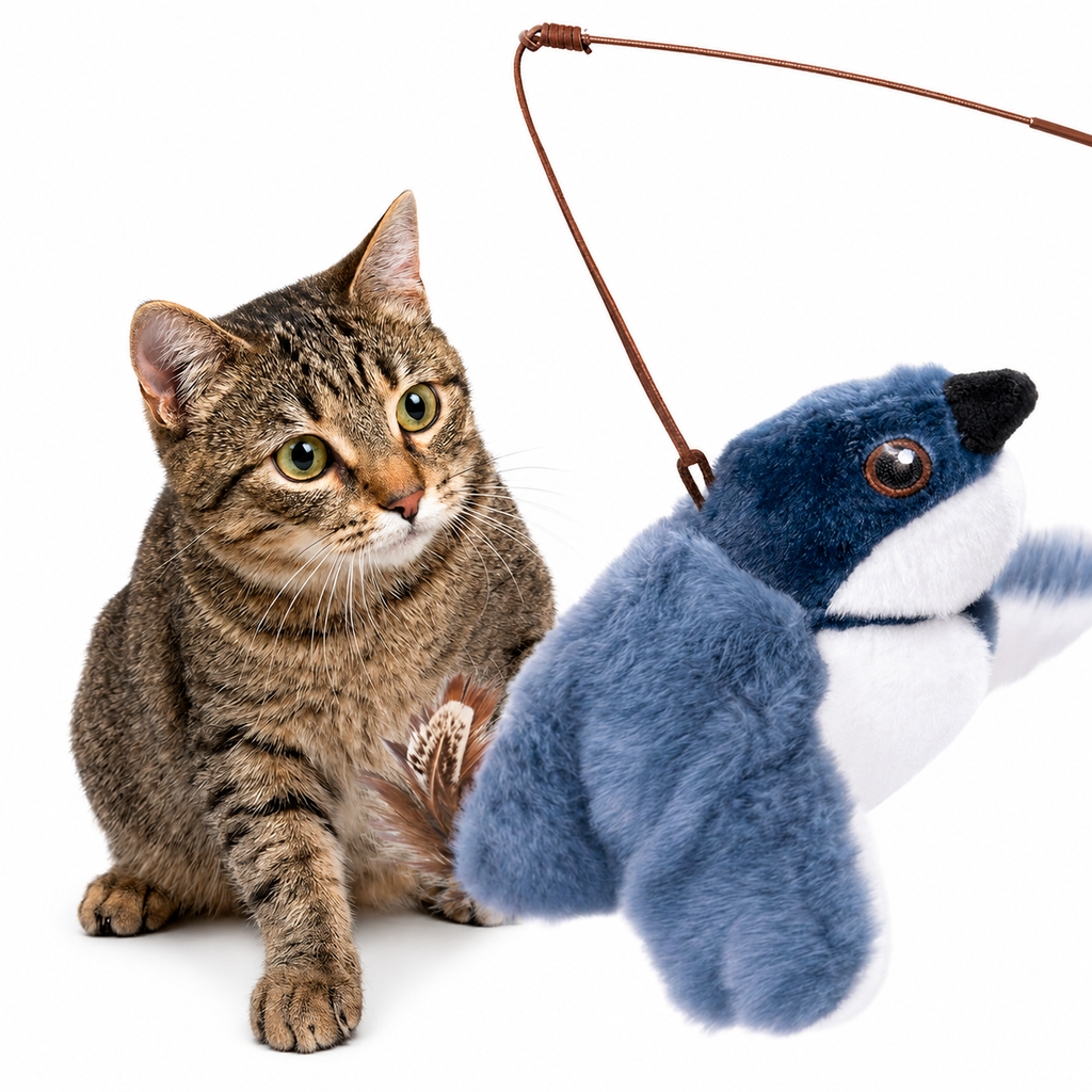 Flapping Bird Cat  Toy
