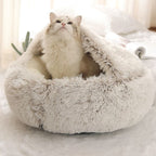 Convertible Plush Pet Bed