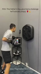 Smart Wall-Mounted Boxing Machine – Music & LED Trainer